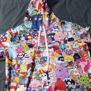 Graphic Cartoon Hoodie XL